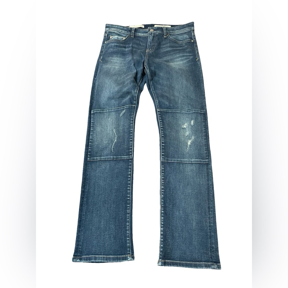 Anthropologie Pilcro And The Letterpress Parallel blue jeans size 10 medium wash - Picture 4 of 16